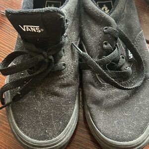 Vans Classic Black Canvas Shoes
